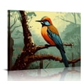 thumbnail image 1 of Orinice Nature Framed  Colorful African Bird in Lush Tropical Forest - African Animal Wall Art 20x16in, 1 of 6