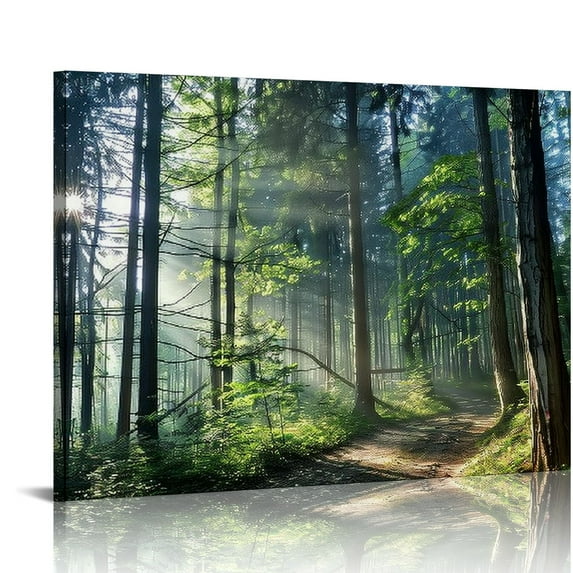 Orinice Nature Wall Art,Tree Wall Art,Forest Decor Canvas Wall Art For Living Room Decor Aesthetic Vintage Prints Bedroom Wall Art Home Wall Decor Classroom 20x16in