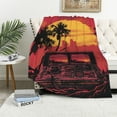 thumbnail image 1 of Orinice Neon Art Blanket Blanket Anti Pilling Fleece Throw Blanket for Sofa Bed 3D Fuzzy Blanket Ultra Soft Room Decor Four Seasons Living Room Travel Outdoor 40"*50" （100 * 130cm） 40x50in, 1 of 6