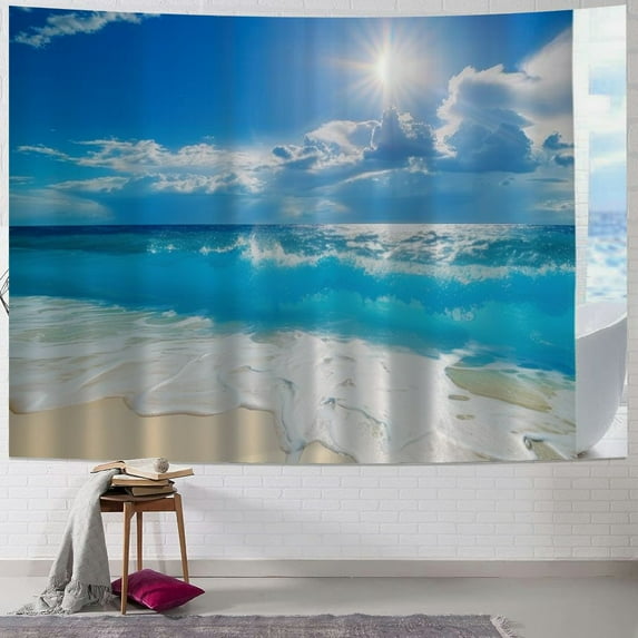 Orinice Ocean Clouds Sky Tapestry Wall Hanging Unique Style for Home Wall Decor Art Living Room Bedroom Apartment Farmhouse Dorm, 4 Sizes Available 40x60inch