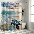 thumbnail image 1 of Orinice   Ocean Shower Curtain Sets with Rugs Sea Turtle Shower Curtain Turtle Beach Shower Curtain Sets Nautical Shower Curtain Sets with Non-Slip Bath Mat Toilet Rug 60x72, 1 of 7