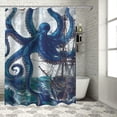 thumbnail image 1 of Orinice  Octopus Shower Curtain Nautical Tentacle Shower Curtain Bathroom Curtain Decor Set with 12 Hooks Waterproof Fabric  60x72, 1 of 7