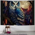 thumbnail image 1 of Orinice Owl Branch Moon Tapestry Wall Hanging Unique Style Graphic Tapestries Home Wall Decor Art for Living Room Bedroom Apartment Farmhouse Dorm 40x60inch, 1 of 6