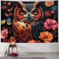 thumbnail image 1 of Orinice Owl Flowers Fantasy Art Tapestry Wall Hanging Unique Style Graphic Tapestries Home Decor for Living Room Bedroom Apartment 40x60inch, 1 of 6