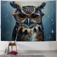 thumbnail image 1 of Orinice Owl Glasses Rain Tapestry Wall Hanging Unique Style Graphic Tapestries for Home Decor 40x30inch, 1 of 6