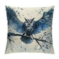 thumbnail image 1 of Orinice Owl Graphic Decorative Cushion Throw Pillow Cover for Home Couch Living Room Bed Sofa Soft and Durable 1PC 24x24in, 1 of 5