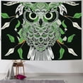 thumbnail image 1 of Orinice Owl Green White Pattern Tapestry Wall Hanging Unique Style Graphic Tapestries for Home Wall Decor Art Living Room Bedroom Apartment Farmhouse Dorm 60x50inch, 1 of 6