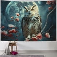 thumbnail image 1 of Orinice Owl Moon Branch Tapestry Wall Hanging Unique Style Graphic Tapestries for Home Decor Living Room Bedroom Apartment Farmhouse Dorm 40x60inch, 1 of 6