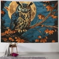 thumbnail image 1 of Orinice Owl Moon Branch Tapestry Wall Hanging Unique Style Graphic Tapestries for Home Wall Decor 40x60inch, 1 of 6