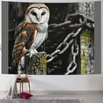 thumbnail image 1 of Orinice Owl Tapestry Wall Hanging Unique Style Graphic Tapestries Home Decor for Living Room Bedroom Dorm Farmhouse Apartment 60x50inch, 1 of 6