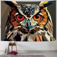 thumbnail image 1 of Orinice Owl Triangles Tapestry Wall Hanging Unique Style Home Decor for Living Room Bedroom Apartment Farmhouse Dorm 50x40inch, 1 of 6