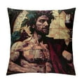 thumbnail image 1 of Orinice Painting Graphic Decorative Cushion Throw Pillow Cover for Home Sofa Car Bedroom - Square Design for Men Women Boys Girls - Durable Material - 1PC 20x20in, 1 of 5