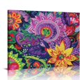 thumbnail image 1 of Orinice Paisley Designs Fine Art Aesthetic Poster and Print Wall Painting for Home Decor - Canvas Living Room Bedroom Office Wall Art Decor 16x12in, 1 of 6