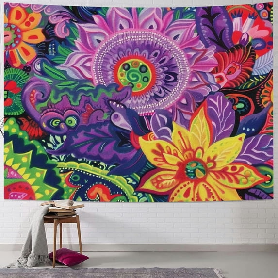 Orinice Paisley Designs Tapestry Wall Hanging Unique Style Graphic Tapestries Home Wall Decor Art for Living Room Bedroom Apartment Farmhouse Dorm 40x60inch