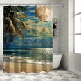 thumbnail image 1 of Orinice Palm Tree Bathroom Decor Set with Hooks, Colorful Premium Polyester Fabric Shower Curtain Set, Waterproof Shower Curtain for Bathroom Decor, 80% Blackout, 100% Privacy Protection 36x72, 1 of 7