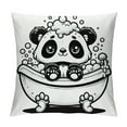 thumbnail image 1 of Orinice Panda Bear Graphic Decorative Men Women Boy Girl Room Cushion Throw Pillow Cover 1PC 22x22in, 1 of 5