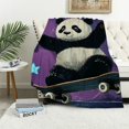 thumbnail image 1 of Orinice Panda Blanket Ultra Soft Panda Throw Blanket Cozy Lightweight Panda Gifts for Panda Lovers for Kids Adults  60x80in, 1 of 6