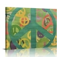 thumbnail image 1 of Orinice Peace Sign Peace Symbols David Brewster Fine Art Aesthetic Poster & Print Wall Painting for Home Decor - Canvas Prints Wall Art Living Room Bedroom Office Wall Decor 16x12in, 1 of 6