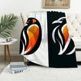 thumbnail image 1 of Orinice Penguin Theme Warm Lightweight Blanket Soft Fleece Blankets for All Seasons - Multiple Sizes Available 60x80in, 1 of 6