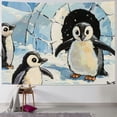 thumbnail image 1 of Orinice Penguinling Igloo Tapestry Wall Hanging Unique Style for Home Decor Art in Living Room Bedroom Dorm, 4 Sizes Available 60x50inch, 1 of 6