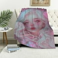 thumbnail image 1 of Orinice Pink Goddess Blanket Warm Adult Super Soft Blanket Anti-Pilling Machine Washable Throw Blanket for Adults &amp; Kids 3D Print  40x50in, 1 of 6