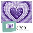 Orinice Purple Heart Jigsaw Puzzle for Adults, Challenging Game with ...