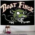 thumbnail image 1 of Orinice Rat Cartoon Fink Flag Funny Animal Motorcycle Racing Tapestry 3x5 Feet Polyester HD Printing for College Dorm Cave Room Wall Decration 60x50inch, 1 of 6