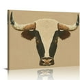 thumbnail image 1 of Orinice  Retro Boho Preppy Western Cow Print Cowboy Hat Bull Skull Saddle Howdy Yeehaw Wall Art Prints Unframed   Preppy Wild West Posters Gifts for Teen Girls Room   20x16in, 1 of 6