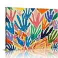thumbnail image 1 of Orinice Retro Wall Art Prints Positive Vintage Posters Famous Abstract Illustration Wall Decor Exhibition Aesthetic Flower Market Matisse Picture Canvas Art Painting for Living Room Bedroom  16x12in, 1 of 6