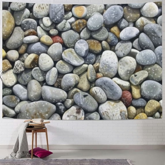Orinice Rocks Colors Sizes Tapestry Wall Hanging Unique Style Graphic Tapestries Home Wall Decor Art for Living Room Bedroom Apartment Farmhouse Dorm 40x60inch