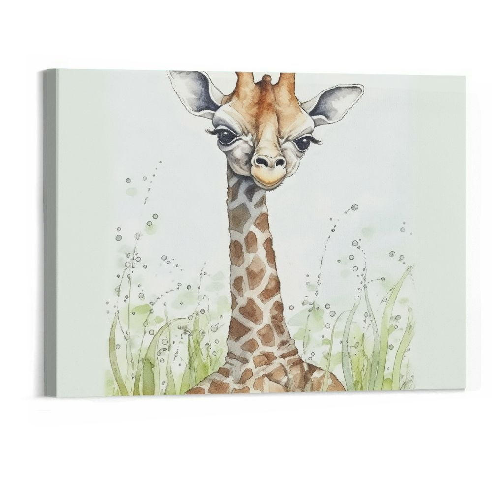 Orinice Safari Nursery Wall Art Baby Animal Canvas Wall Art Woodland ...