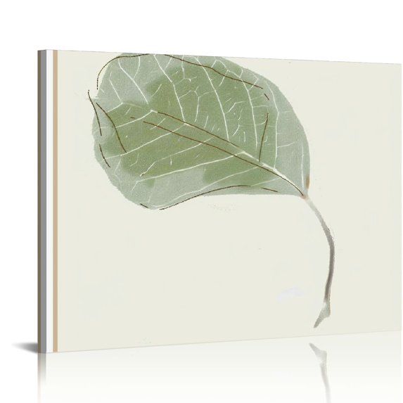 Orinice Sage Green Wall Art Prints Abstract Wall Art Poster Minimalist Leaf Earth Line Art Boho Gallery Wall Prints Decor for Bedroom Living Room 16x12in