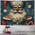 thumbnail image 1 of Orinice Santa Claus Cross Beard Tapestry Wall Hanging Unique Style Graphic Tapestries Home Wall Decor Art Living Room Bedroom Apartment Farmhouse Dorm Santa Claus Cross Beard Tapestry, 1 of 6