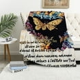 thumbnail image 1 of Orinice to My Sister   Throw Blanket,   Cozy Lightweight Thick Butterfly Blanket - Christmas Birthday Gifts for Women Girls Bedroom Living Room Couch Sofa Decor 60x80in, 1 of 6