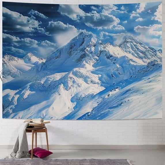 Orinice Skier Tapestry Wall Hanging Unique Style Graphic Tapestries Home Wall Decor Art for Living Room Bedroom Apartment Farmhouse Dorm 40x30inch