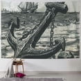 thumbnail image 1 of Orinice Skull Anchor Ship Tapestry Wall Hanging Unique Style Graphic Tapestries Home Wall Decor Art for Living Room Bedroom Apartment Farmhouse Dorm 40x60inch, 1 of 6