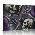 thumbnail image 1 of Orinice Skulls Angels Digital Art Fine Art Aesthetic Poster & Print Wall Painting for Home Decor 16x12in, 1 of 6