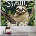 thumbnail image 1 of Orinice Sloth Tree Branch Leaves Tapestry Wall Hanging Unique Style Graphic Tapestries Home Wall Decor Art for Living Room Bedroom Apartment Farmhouse Dorm 60x50inch, 1 of 6