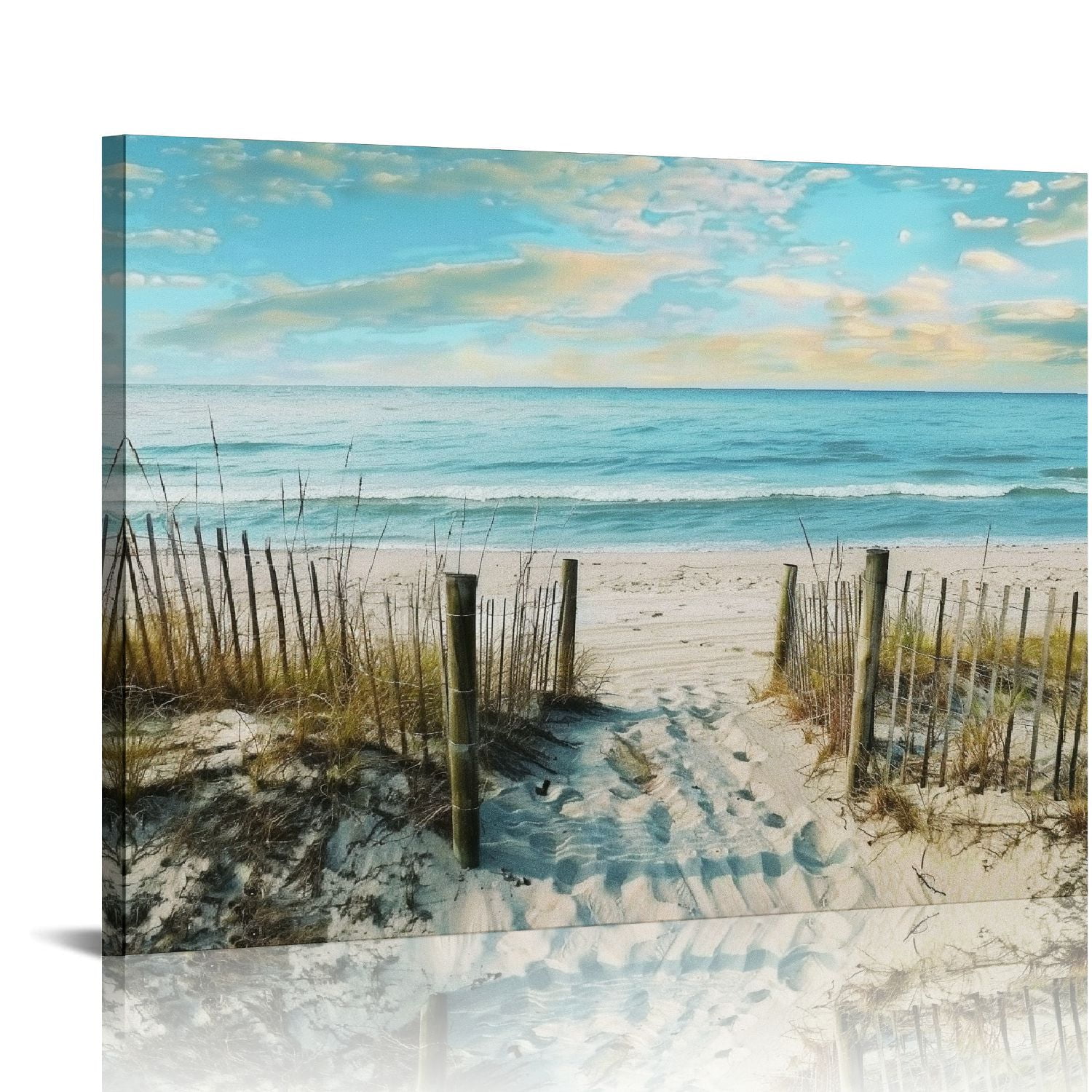 Canvas Wall Art Sea Beach Seascape Print – Unframed Unstretched Poster Home Decor
