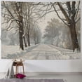 thumbnail image 1 of Orinice Snow Trees Person Tapestry Wall Hanging Unique Style Graphic Tapestries Home Wall Decor Art for Living Room Bedroom Farmhouse Dorm 50x40inch, 1 of 6