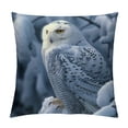 thumbnail image 1 of Orinice Snowy Owl Graphic Decorative Cushion Throw Pillow Cover for Home Couch, Living Room, Bed, Sofa - Winter Home Decor 1PC 20x20in, 1 of 5