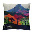 thumbnail image 1 of Orinice Solid Throw Pillow CoverEl Salvador Decorative Pillow Case Accent Travel Theme Historical Architectural Sights Decoration Square Linen Pillow Shams for Garden Hotel Chair, 1 of 5