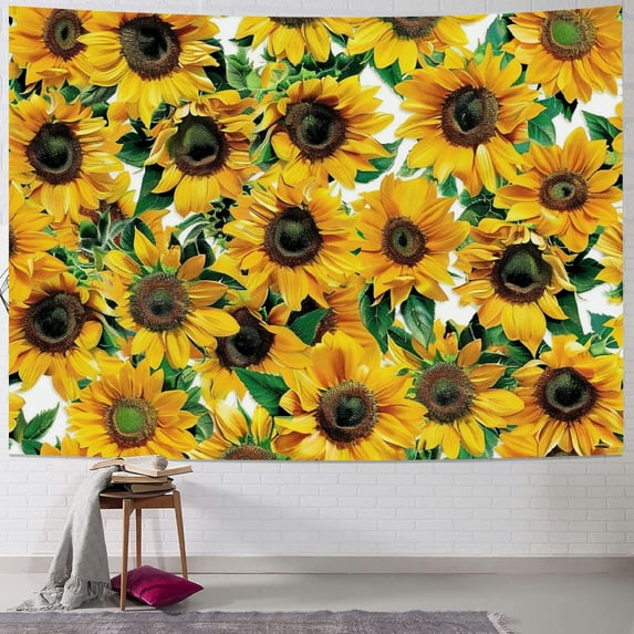 Orinice Sunflowers Tapestry Wall Hanging Unique Style Graphic Tapestries Art for Home Decor Living Room Bedroom Farmhouse Dorm 40x60inch