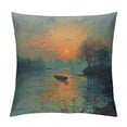 thumbnail image 1 of Orinice Sunset Graphic Decorative Cushion Throw Pillow Cover for Home Couch Living Room Bed Sofa High-Quality Summer Aesthetic Decorative 1PC 24x24in, 1 of 5