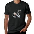 thumbnail image 1 of Orinice Swan Beauty Romanticism Men T Shirt Men's Novelty Casual Letter Graphic Crewneck T-Shirt Half Sleeve Tee Top Graphic Tees Funny 2XL, 1 of 3