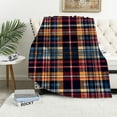 thumbnail image 1 of Orinice Tartan Pattern Warm Lightweight Blanket Soft Fleece Blankets for All Seasons - Multiple Sizes Available 50x60in, 1 of 6