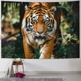 thumbnail image 1 of Orinice Tiger Forest Wildlife Tapestry Wall Hanging Unique Style Graphic Tapestries Home Decor Art Living Room Bedroom Apartment Farmhouse Dorm 60x50inch, 1 of 6