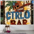 thumbnail image 1 of Orinice Tiki Mask Tapestry Wall Hanging Unique Style Graphic Tapestries Home Wall Decor Art for Living Room Bedroom Apartment Farmhouse Dorm 40x30inch, 1 of 6
