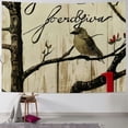 thumbnail image 1 of Orinice Tree Bird Message Tapestry Wall Hanging Unique Style Graphic Tapestries Home Wall Decor Art for Living Room Bedroom Apartment Farmhouse Dorm 40x30inch, 1 of 6