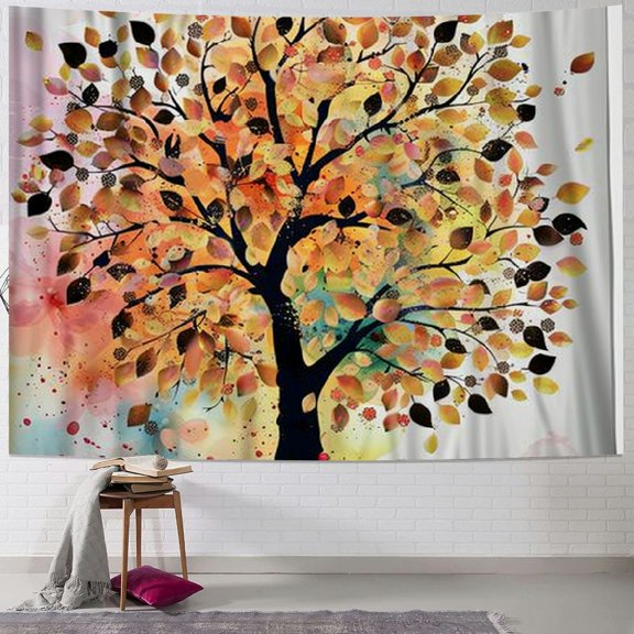 Orinice Tree Tapestry Wall Hanging Unique Style Graphic Tapestries Home Wall Decor Art for Living Room Bedroom Apartment Farmhouse Dorm 40x30inch